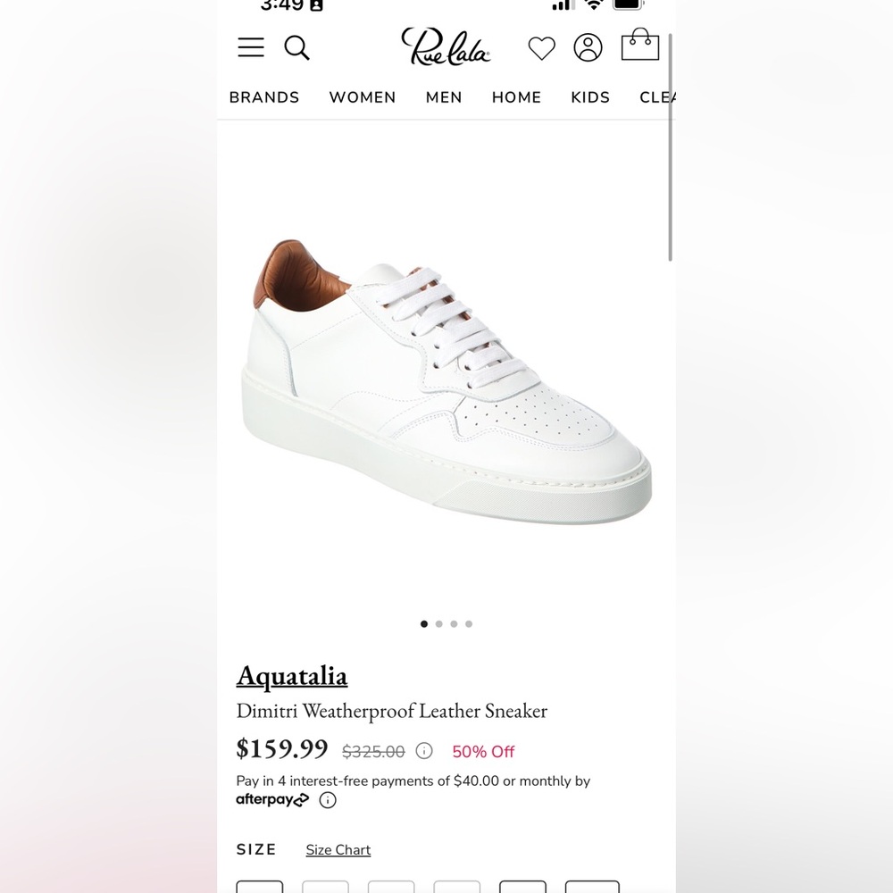 Aquatalia Dimitri size 8